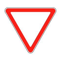 знак 2.4 Уступи дорогу