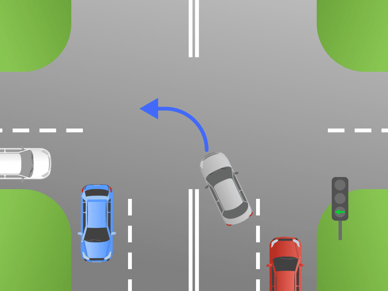 схема как повернуть на регулируемом перекрестке