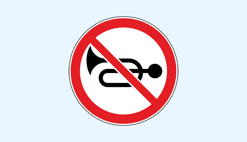 знак 3.26 звуковые сигналы запрещены