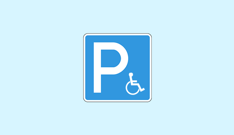 знак 6.4 и 8.17 парковка для инвалидов
