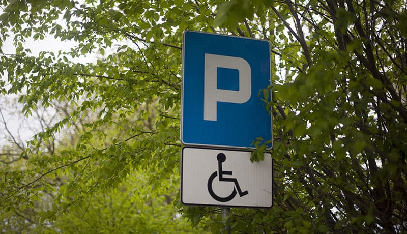 знак парковка для инвалидов