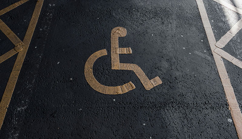 разметка парковка для инвалидов