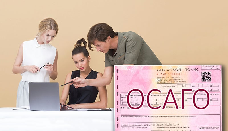 сотрудники в офисе и осаго