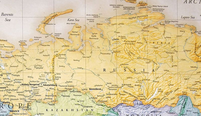 карта российской федерации