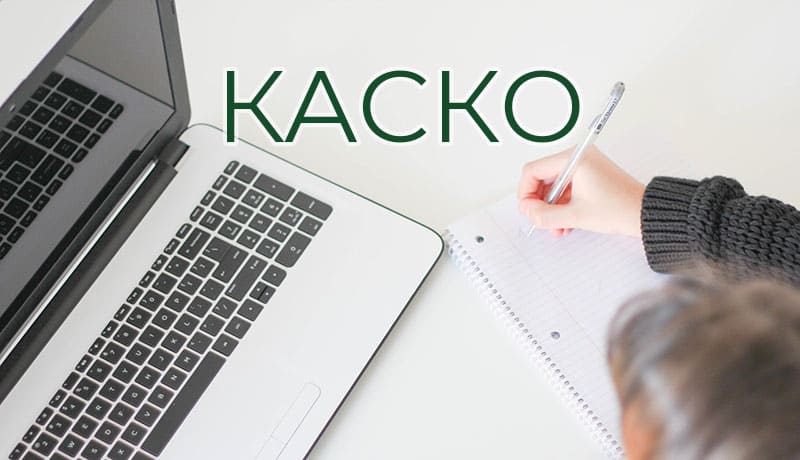 каско, ноутбук и документы