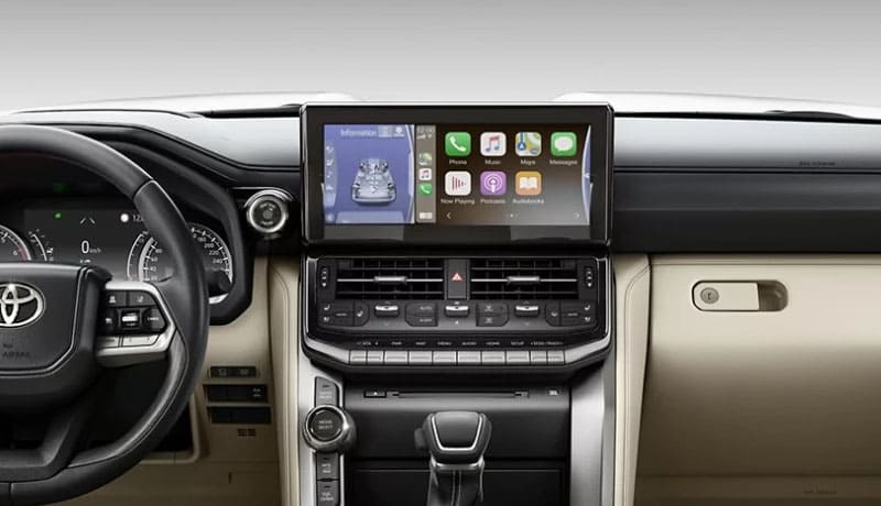 тойота ленд крузер 300 дисплей