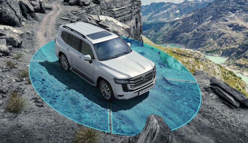 тойота ленд крузер 300 на внедорьжье