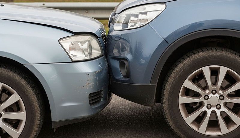 столкновение двух машин