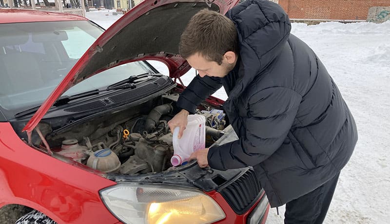 замена тосола в автомобиле