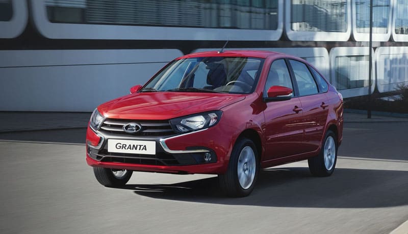 лада гранта лифтбек красная