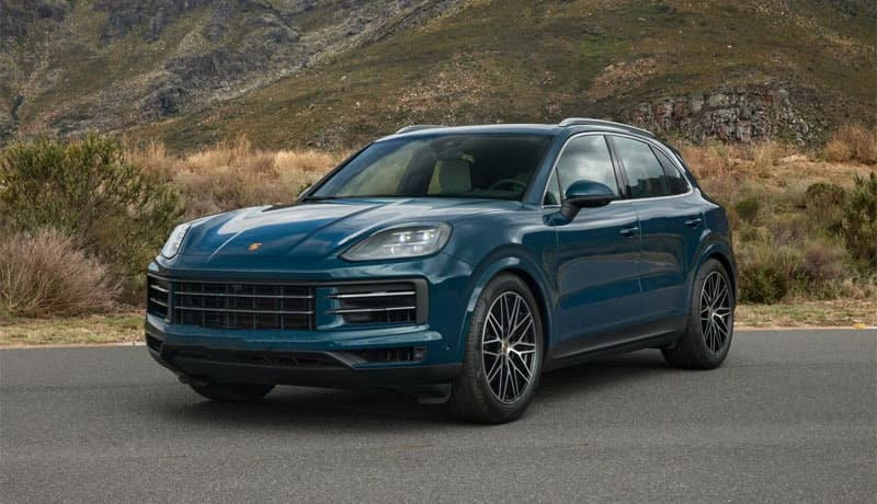 порщ каен бирюзовый