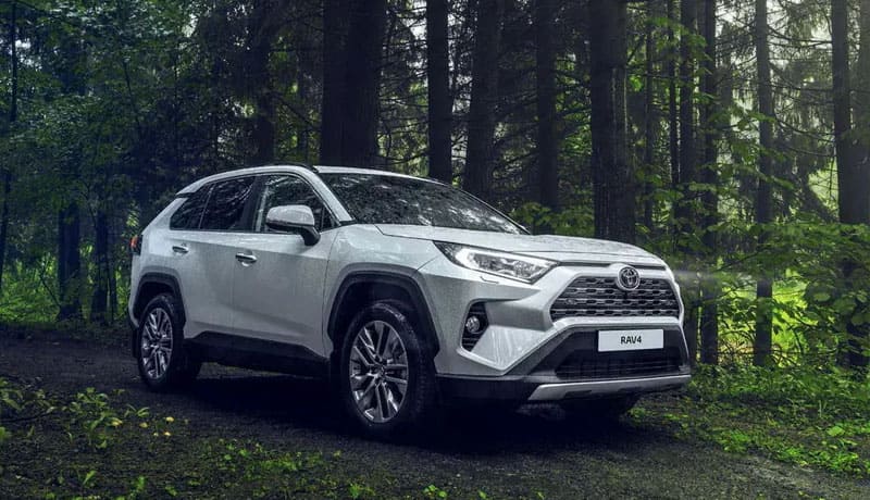 тойота рав4 белый