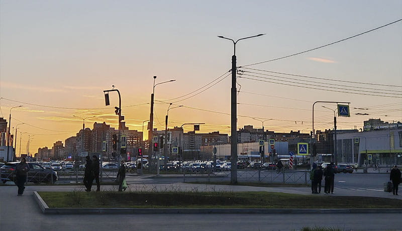 дорожная развязка в санкт-петербурге